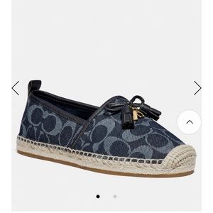 Brand new coach Sandals shoes in blue with CC